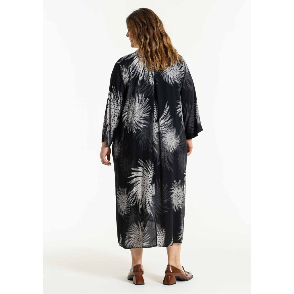 Gozzip Woman Adna Dress Dress Grey Print