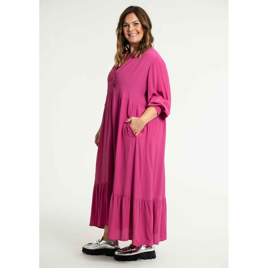 Gozzip Woman Alvira Dress Dress Fuchia