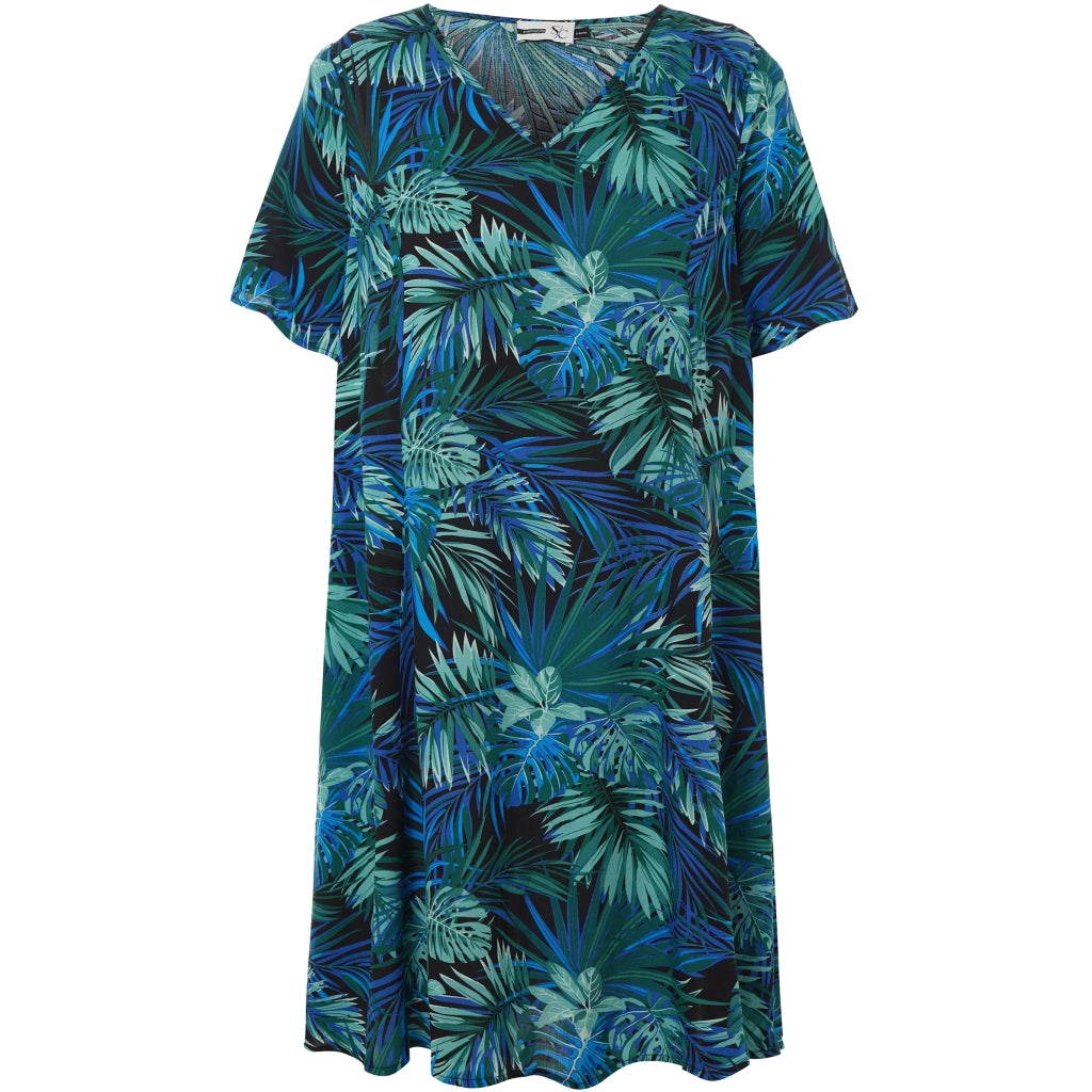 Studio Birgitte Dress Dress Bright blue - green palm