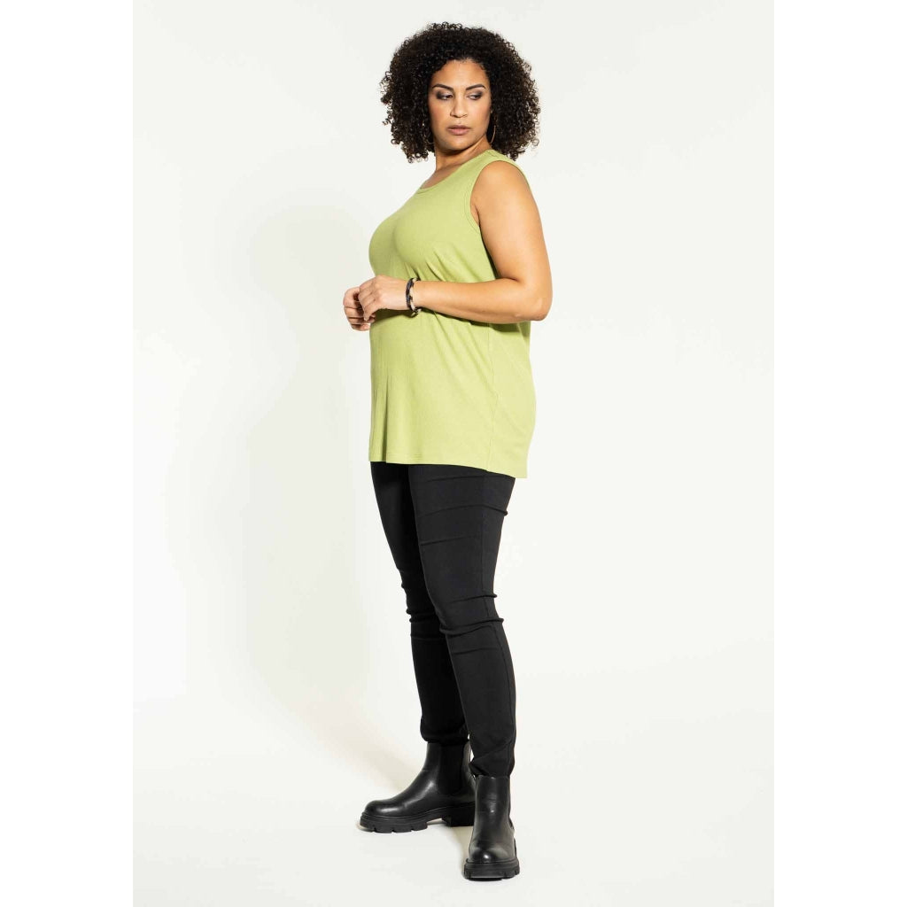 Studio Edit rib top Top Green