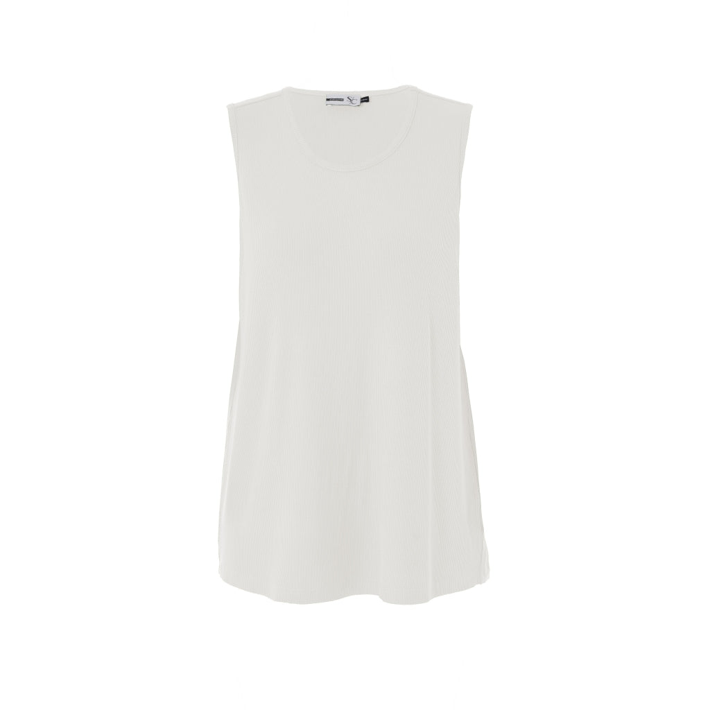 Studio Edit rib top Top Off-White