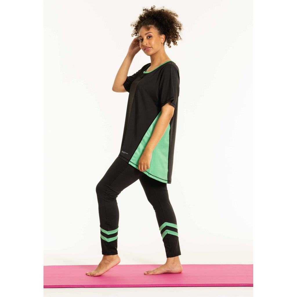 Studio Fitness T-shirt T-Shirt Black/Green