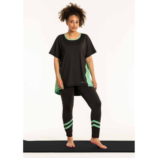 Studio Fitness T-shirt T-Shirt Black/Green