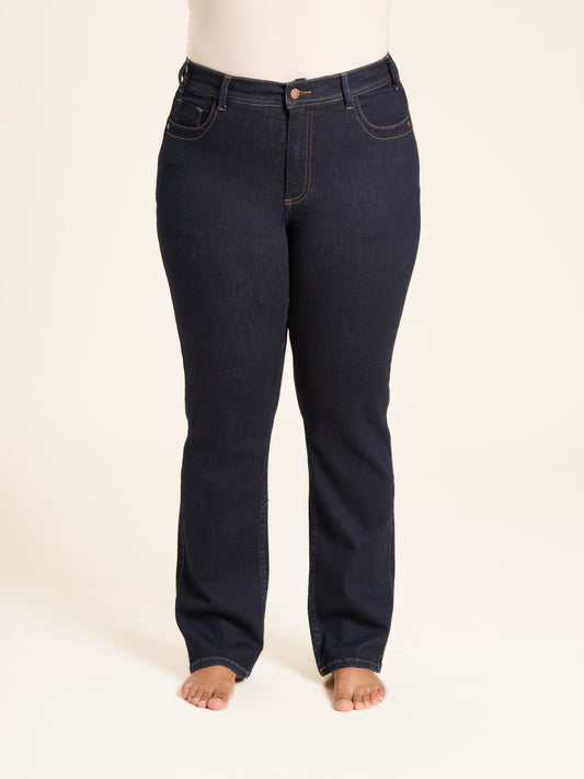 Studio Flatterende bootcut jeans fra STUDIO CLOTHING Jeans Blue
