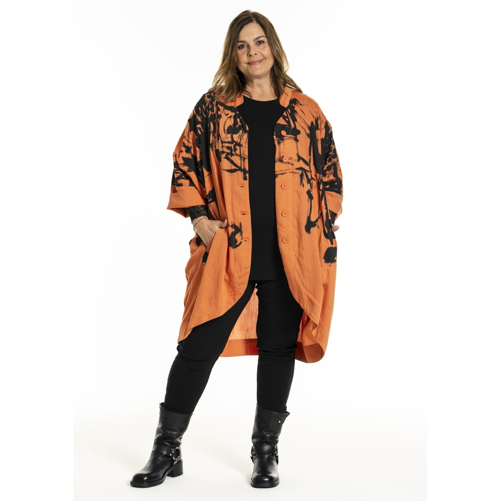 Gozzip Woman GAnne-Line Oversize Jacket Jacket Apricot