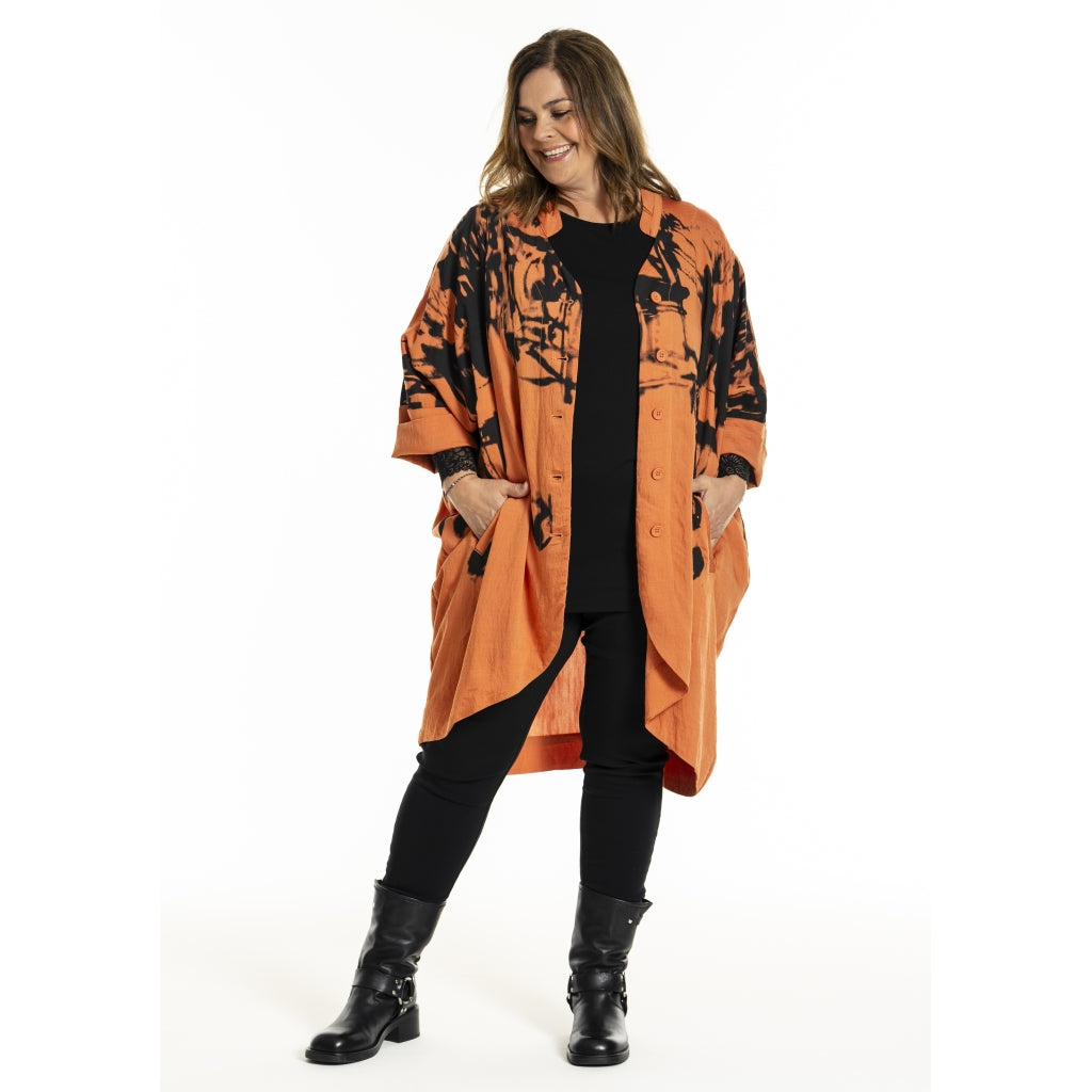 Gozzip Woman GAnne-Line Oversize Jacket Jacket Apricot