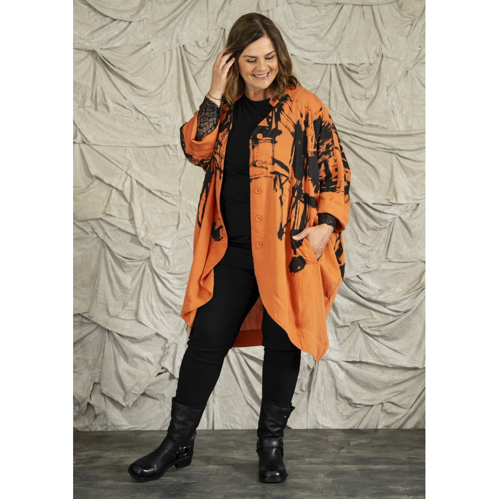 Gozzip Woman GAnne-Line Oversize Jacket Jacket Apricot