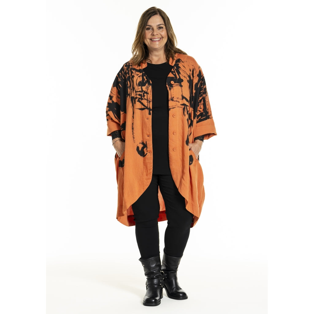 Gozzip Woman GAnne-Line Oversize Jacket Jacket Apricot