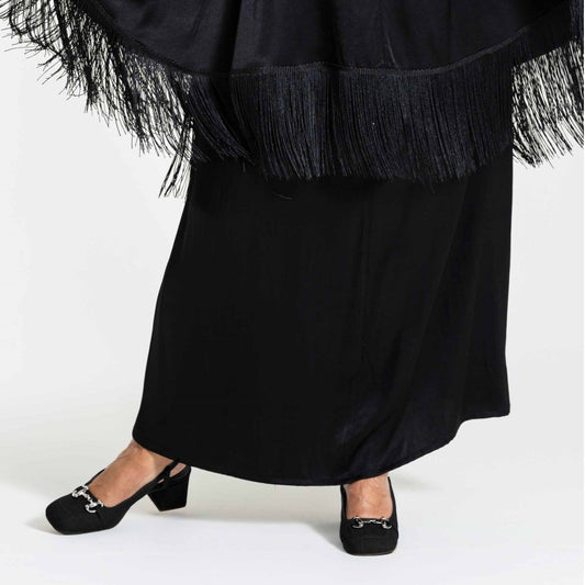 Gozzip Woman GBennie Long Skirt Long Skirt Black