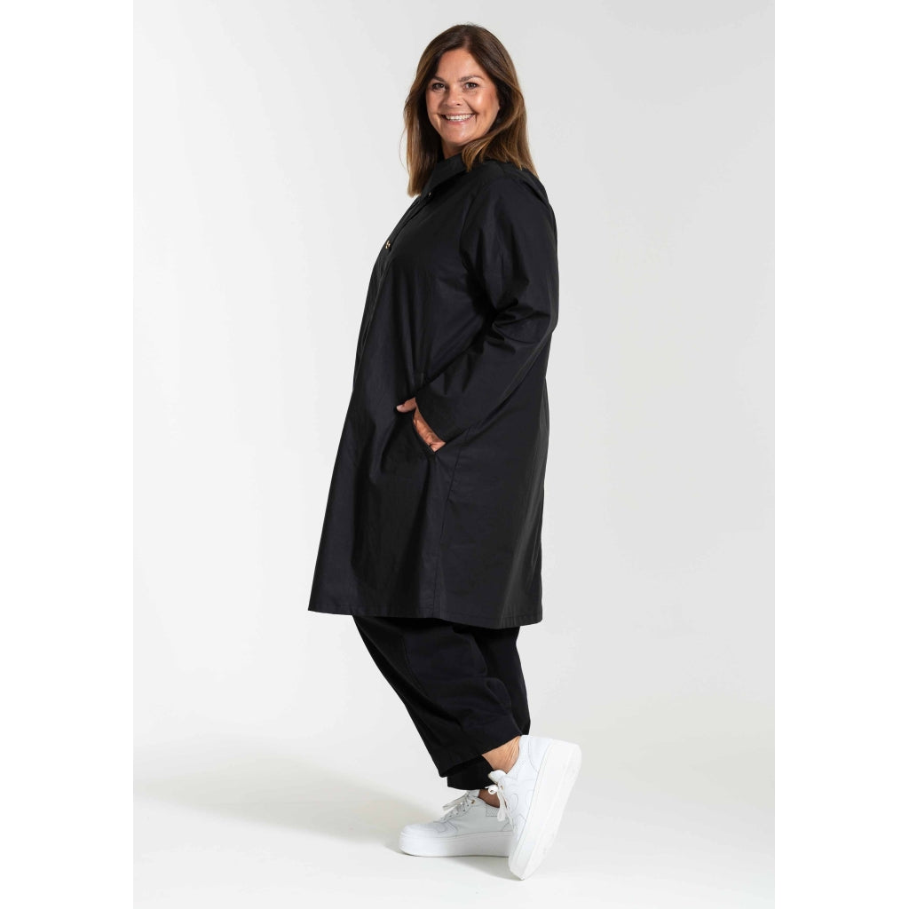 Gozzip Woman GBirdy Trench coat w. waistcoat Coat Black