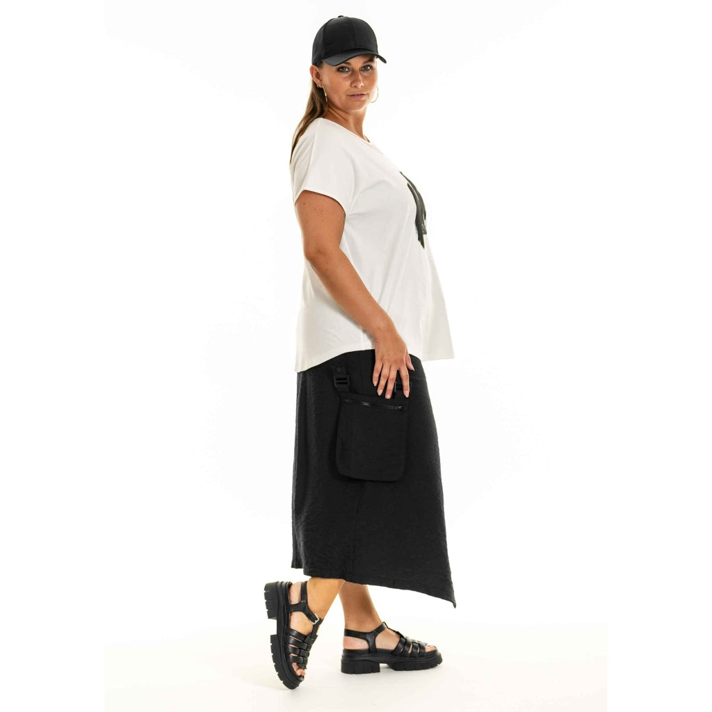 Gozzip Woman GEleana Skirt Skirt Black