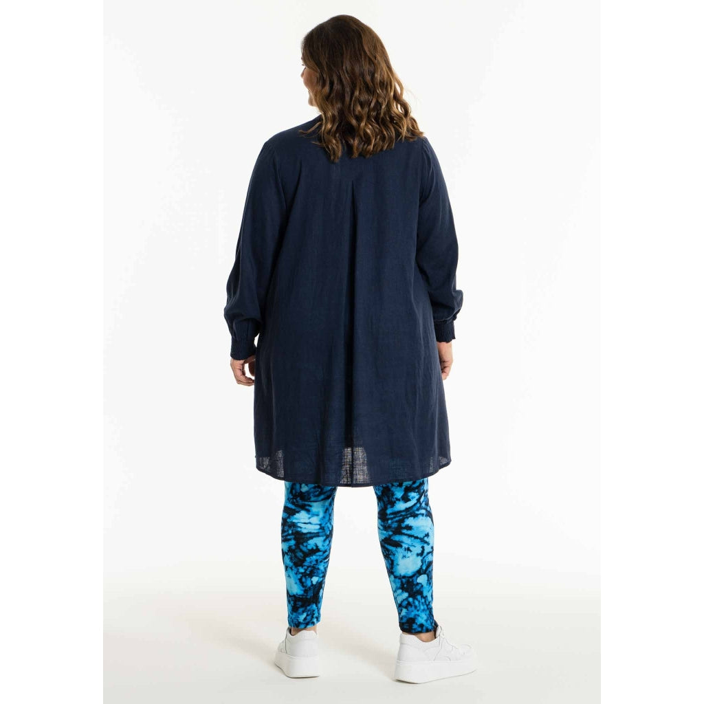 Gozzip Woman GEllen Leggings Leggings Blue print