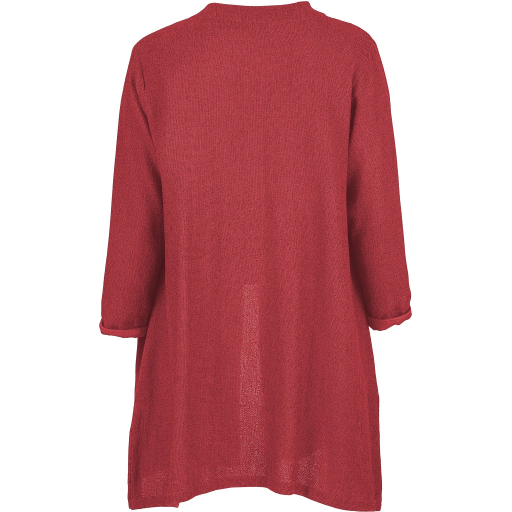 Gozzip Woman GFrance Long Cardigan Long Cardigan Scarlet