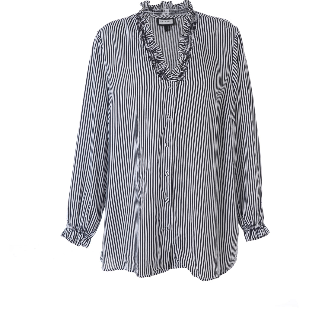 Gozzip Woman GFrederikka Shirt Shirt Black Stripe