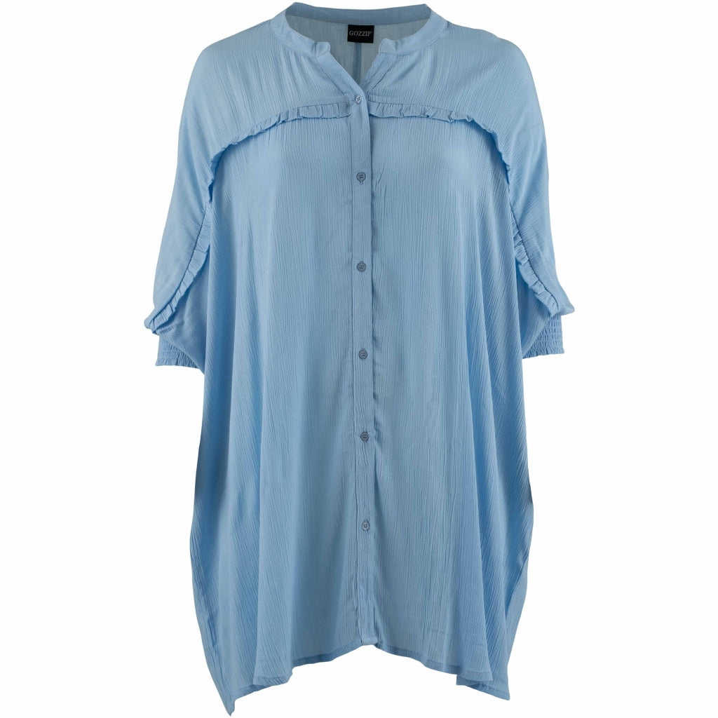 Gozzip Woman GGerda Oversize shirt Tunic Tunic light Blue