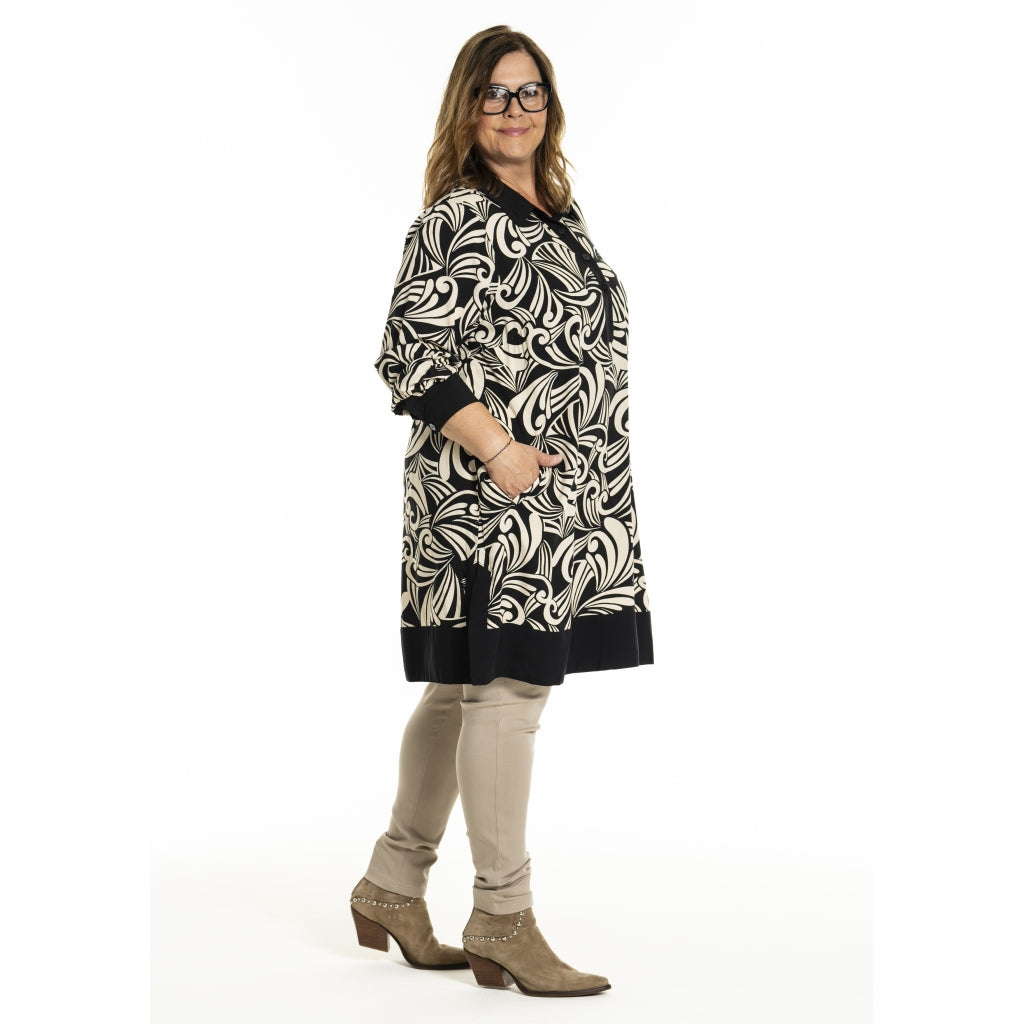 Gozzip Woman GIda-Marie Tunic Tunic Black/Offwhite