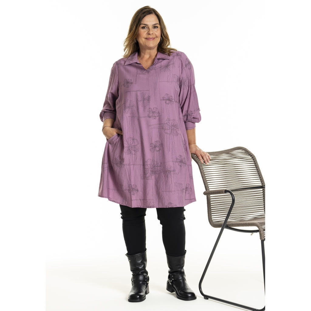 Gozzip Woman GIdalene Tunic Tunic Orchid