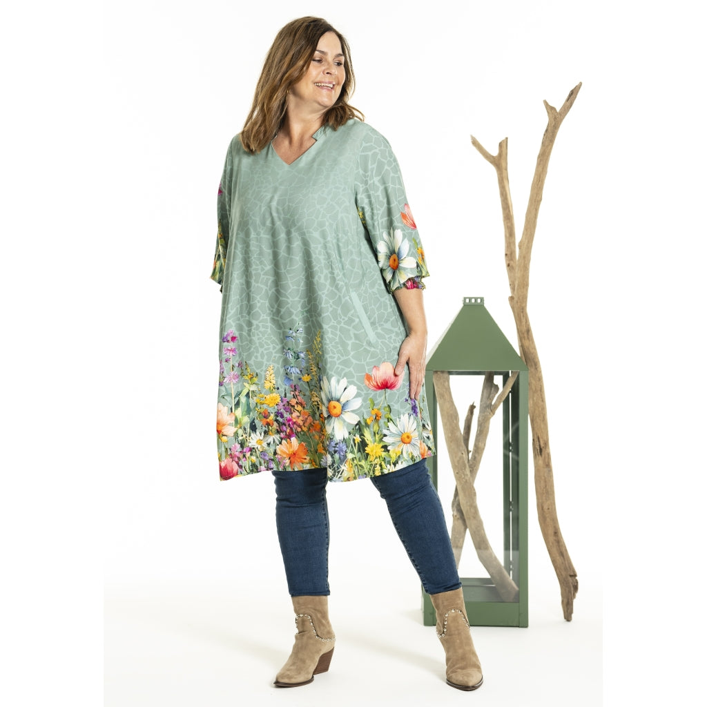 Gozzip Woman GIly Tunic Tunic Green