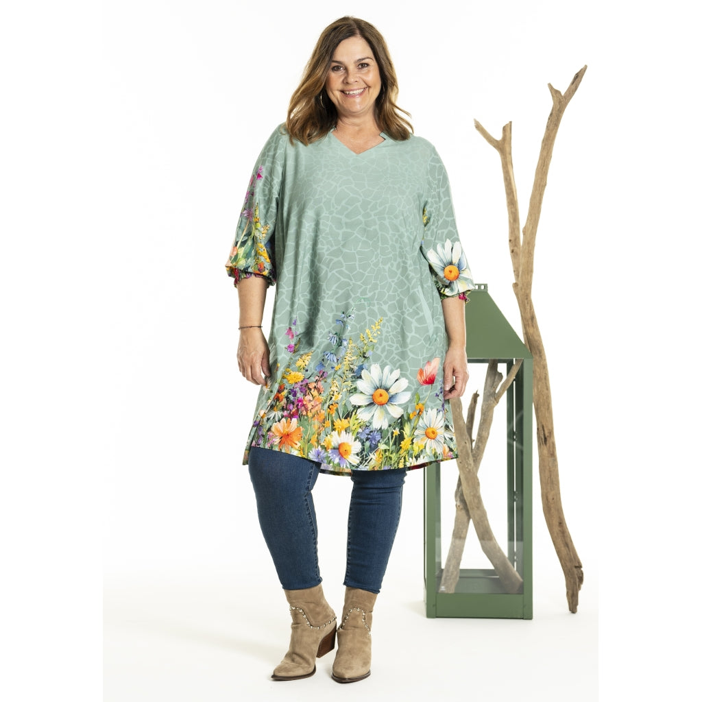 Gozzip Woman GIly Tunic Tunic Green