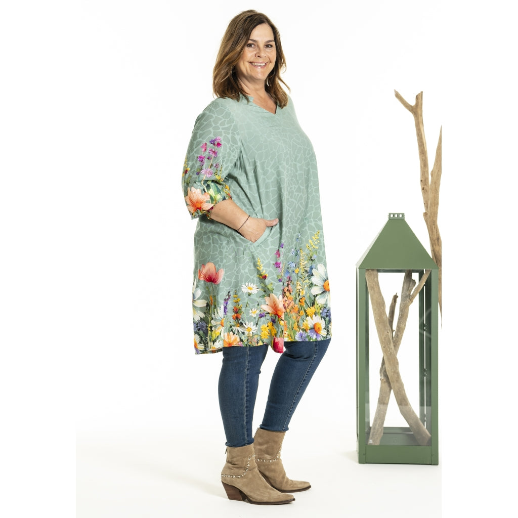 Gozzip Woman GIly Tunic Tunic Green