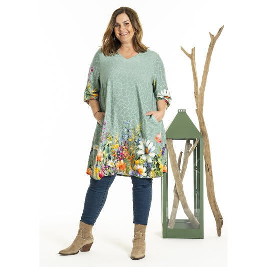 Gozzip Woman GIly Tunic Tunic Green