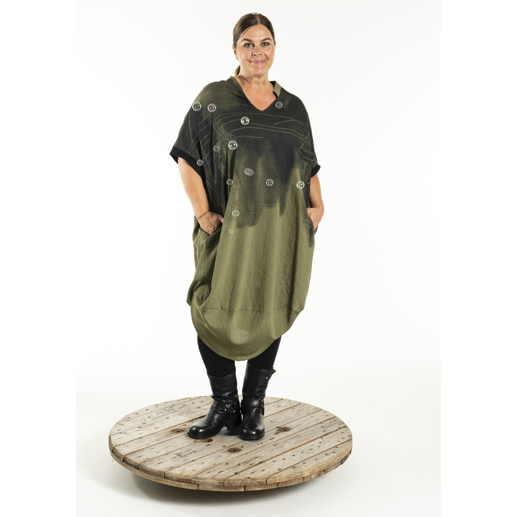 Gozzip Woman GKara Dress Dress Olive