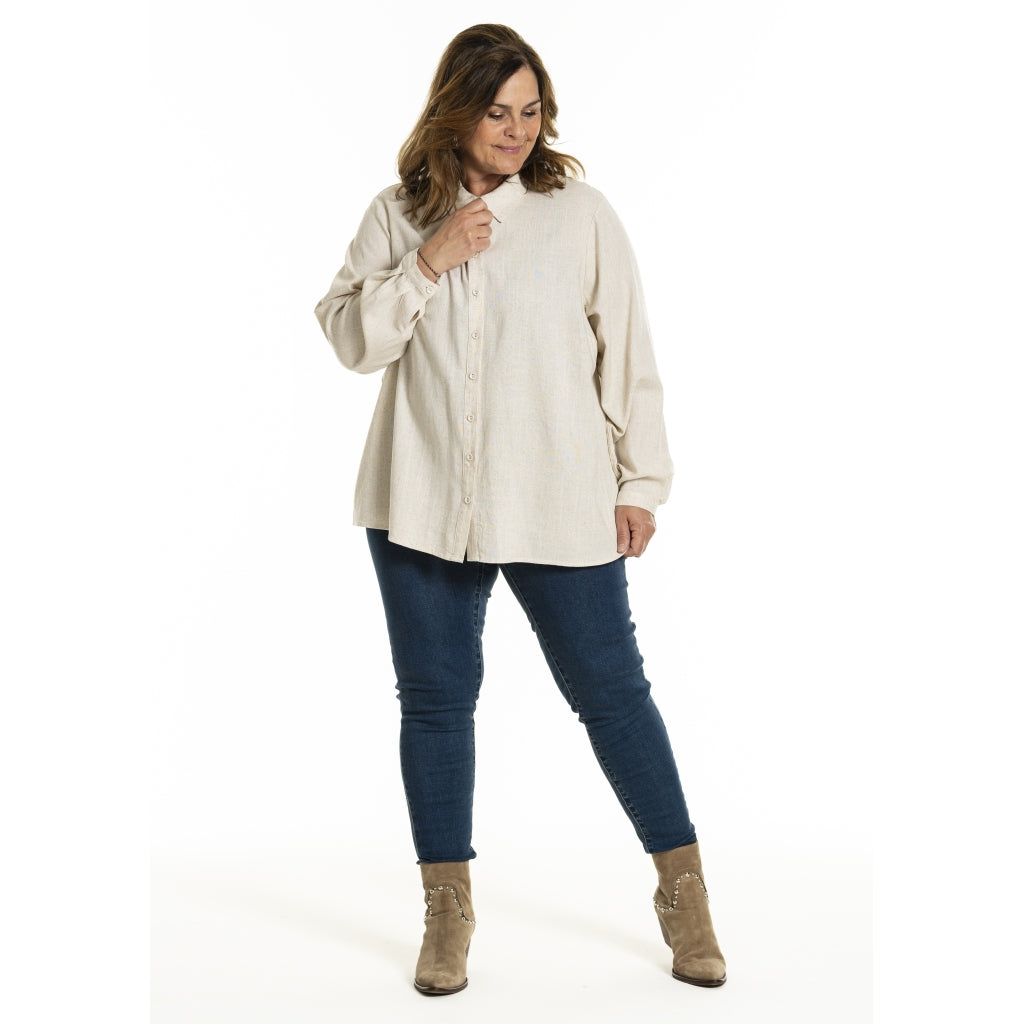 Gozzip Woman GKarina Shirt Shirt Off-White