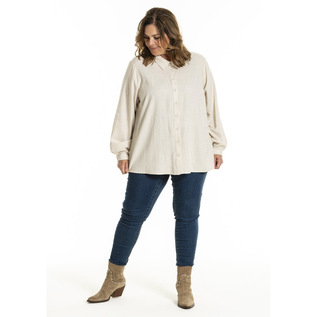 Gozzip Woman GKarina Shirt Shirt Off-White