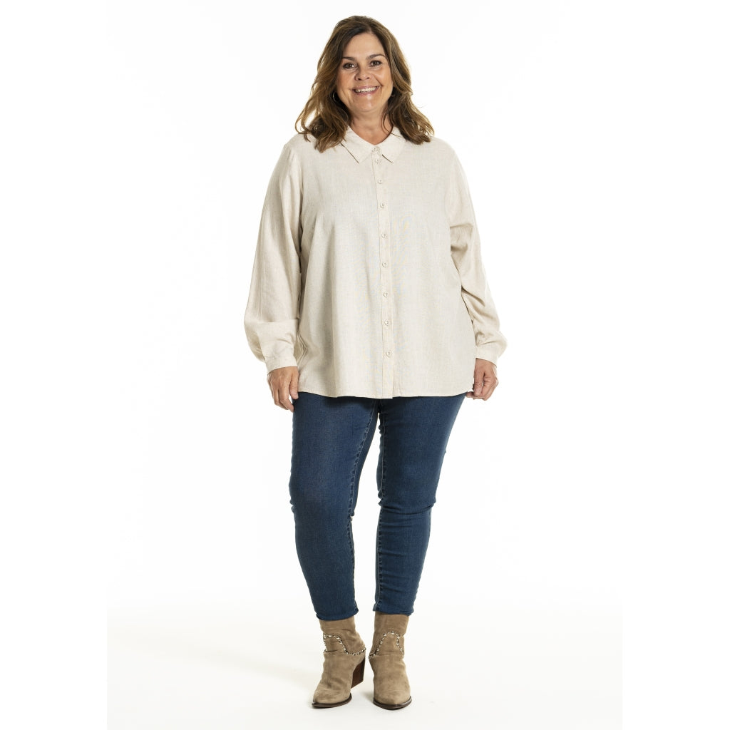 Gozzip Woman GKarina Shirt Shirt Off-White