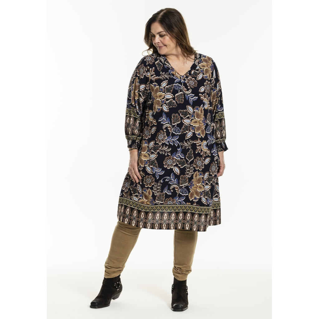 Gozzip Woman GMeta Tunic Tunic Border print