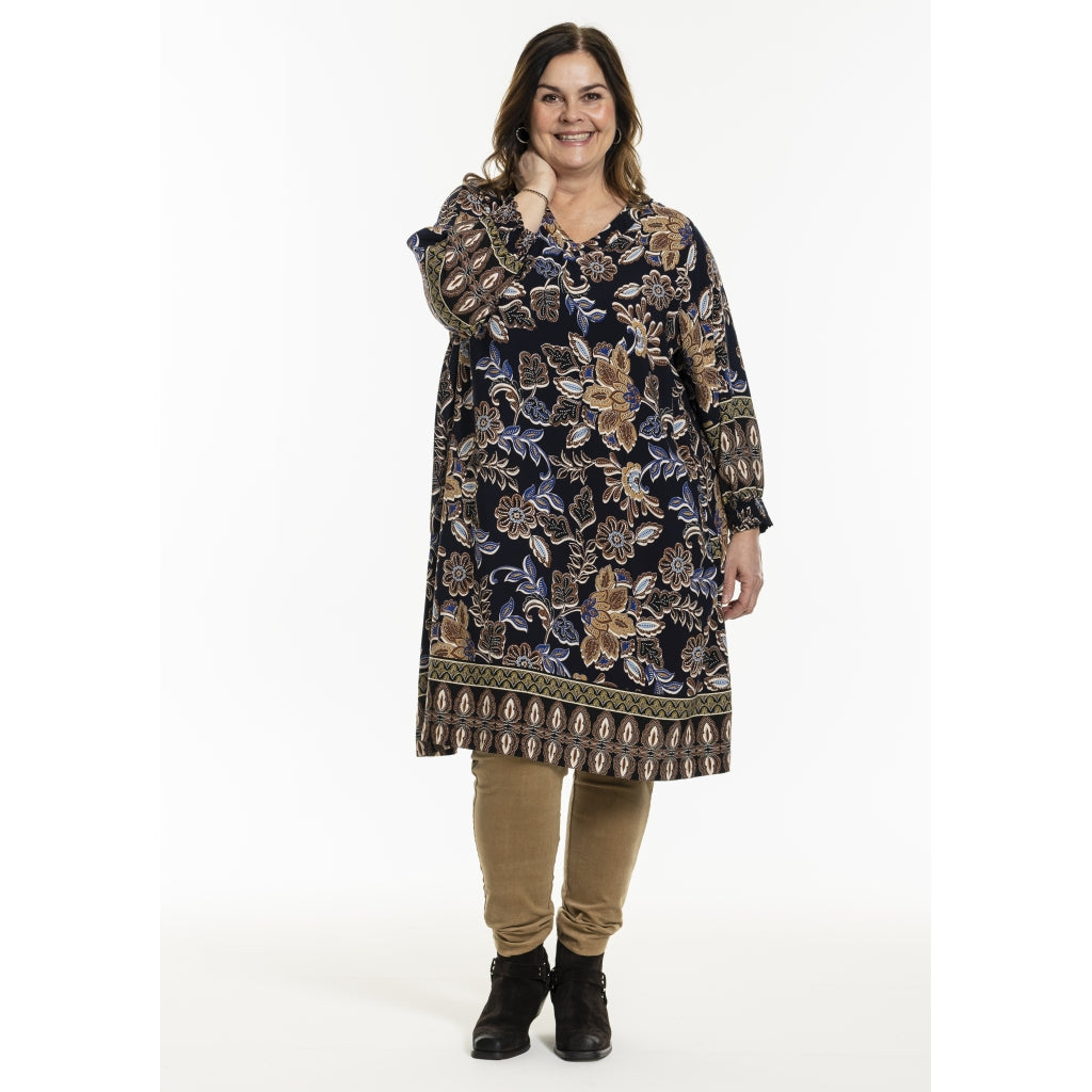 Gozzip Woman GMeta Tunic Tunic Border print