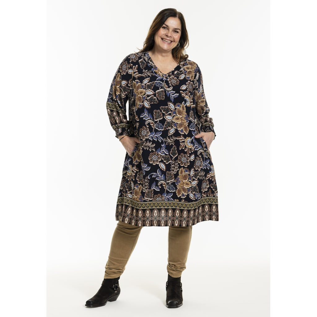 Gozzip Woman GMeta Tunic Tunic Border print