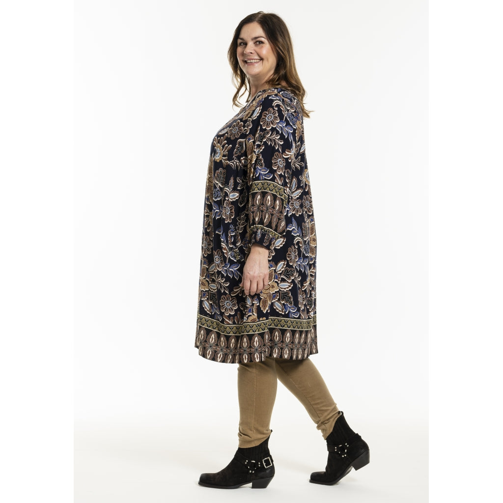 Gozzip Woman GMeta Tunic Tunic Border print