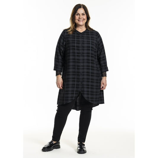 Gozzip Woman GMonna Shirt Tunic Shirt Tunic Black/Grey