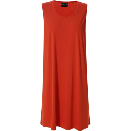 Gozzip Woman Gitte Panel Dress Panel Dress 58 Orange