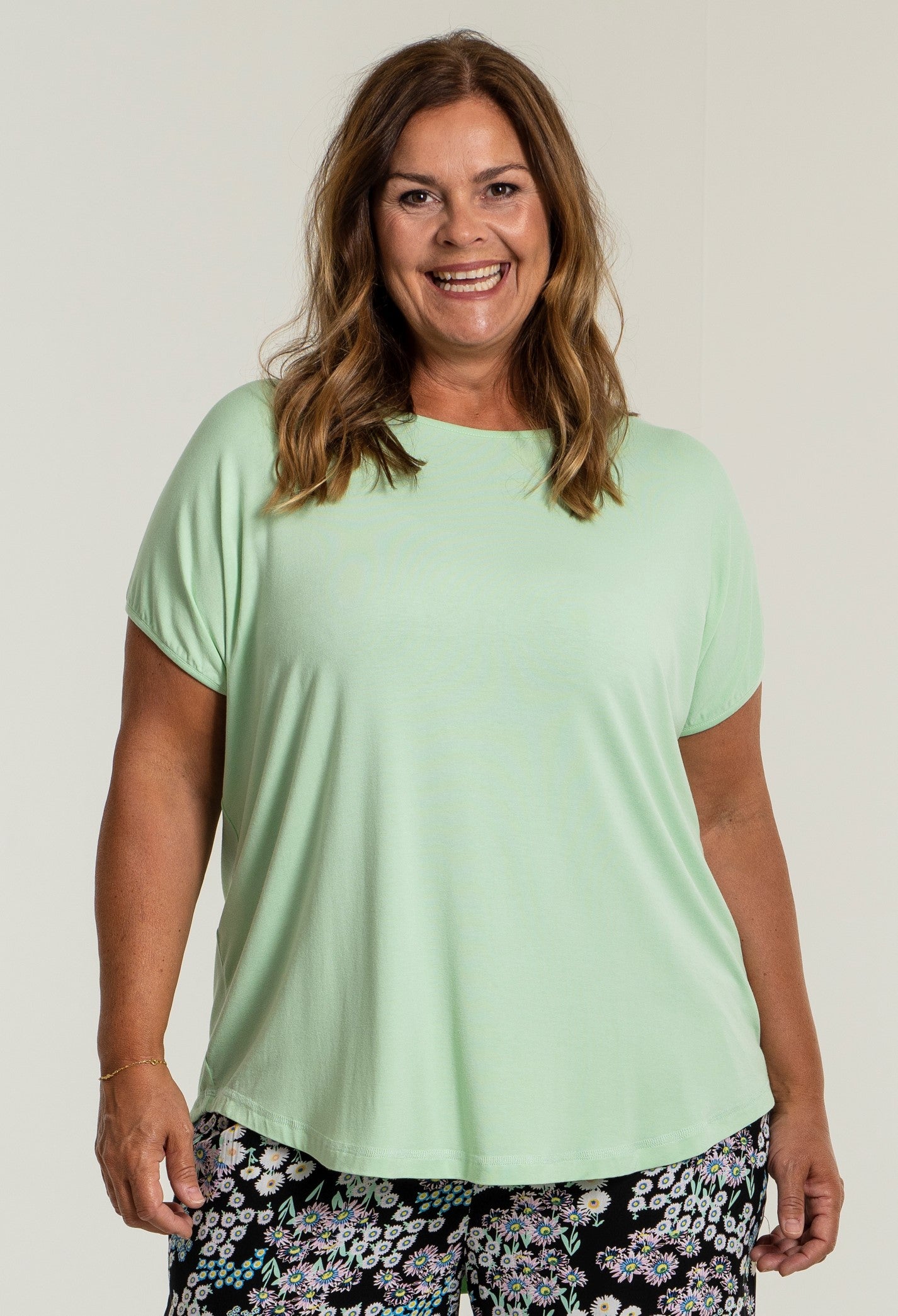 Gozzip Woman Gitte T-shirt T-Shirt Pastel Green