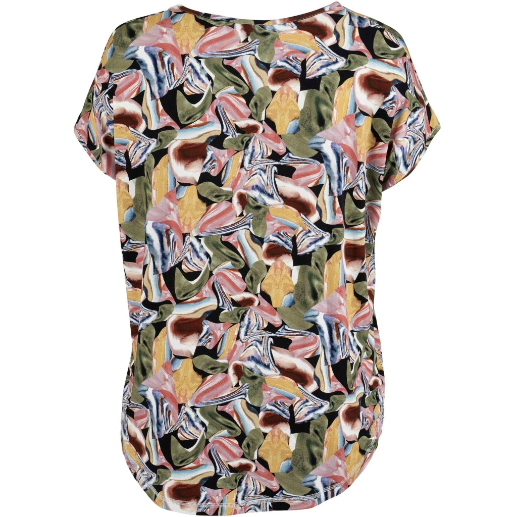 Gozzip Woman Gitte T-shirt T-Shirt Multi Printed