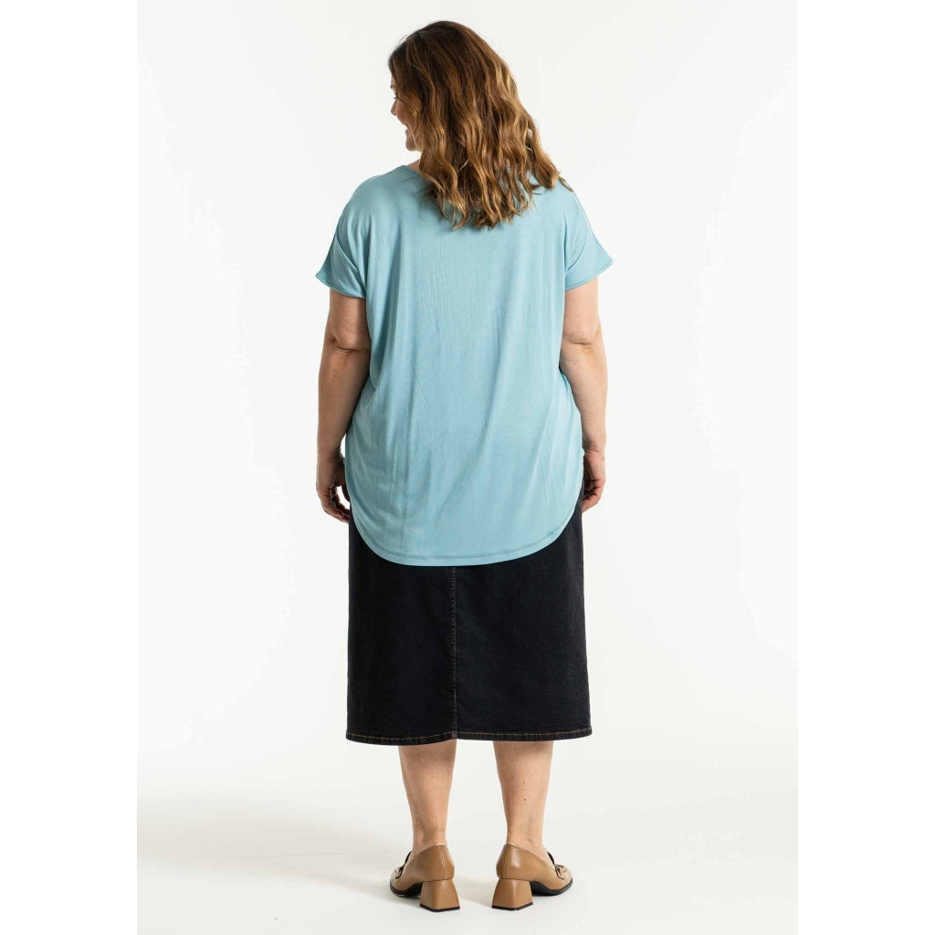 Gozzip Woman Gitte T-shirt with print T-Shirt Aqua