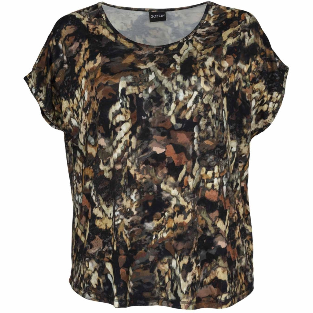 Gozzip Woman Gitte T-shirt with print T-Shirt Multi Colour