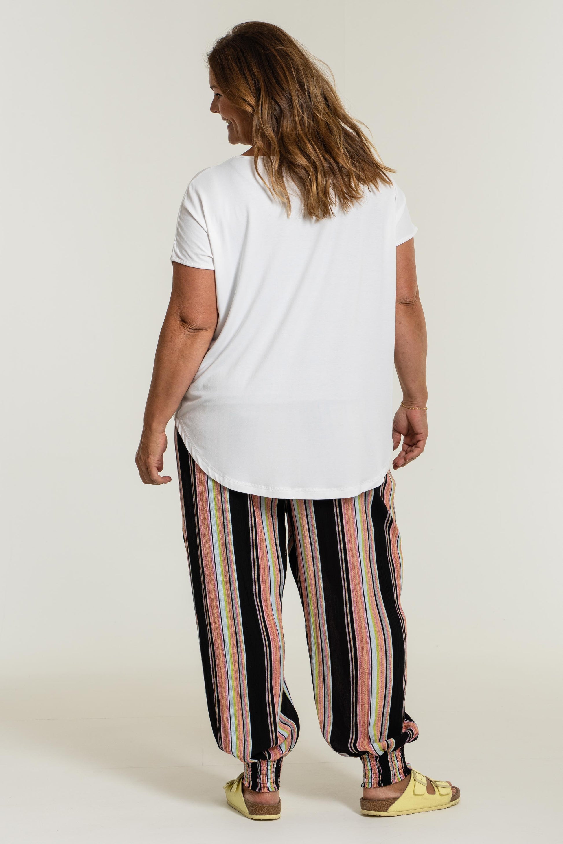 Gozzip Woman Gitte T-shirt with print - FLERE FARVER T-Shirt White