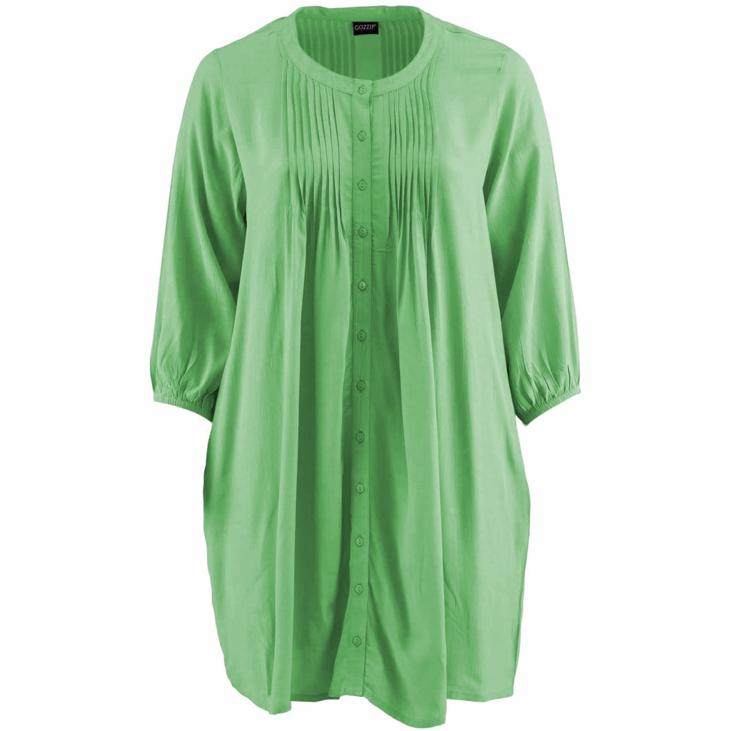 Gozzip Woman Johanne Shirt Tunic Shirt Tunic Absinthe Green