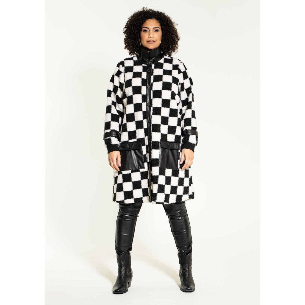 Studio Karlina Coat Coat Black/White Check