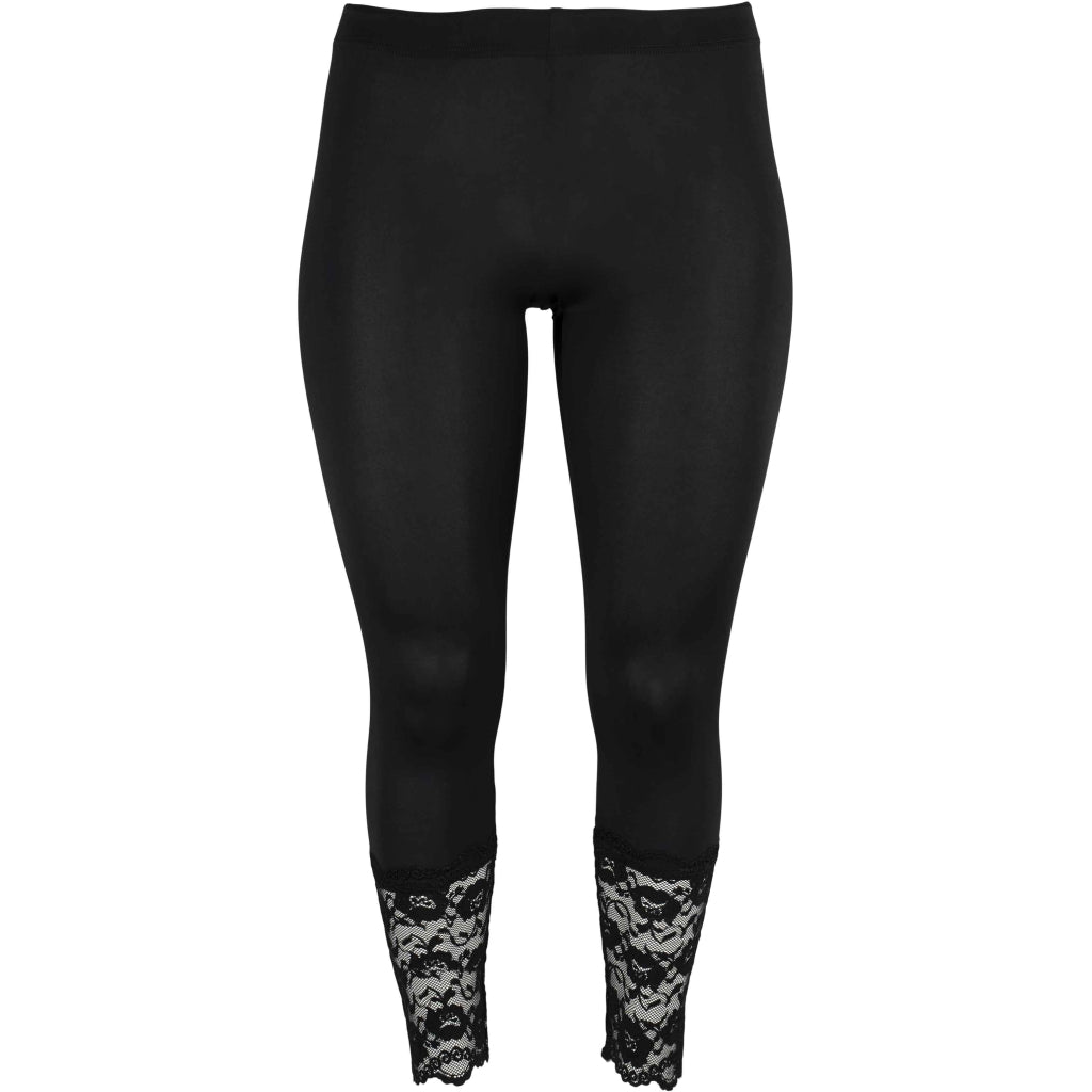 Sandgaard Leggings med blonde detalje Pants Black