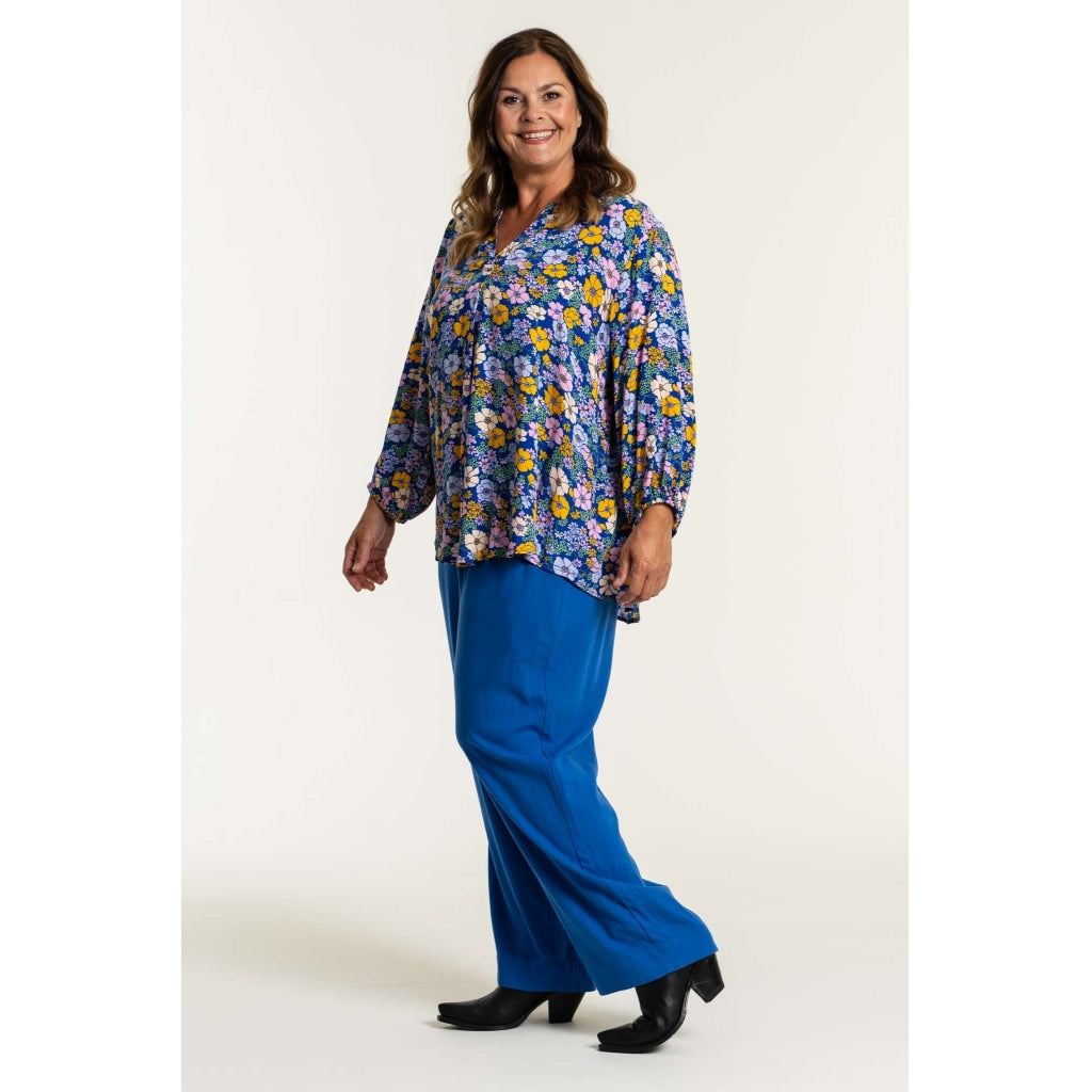 Gozzip Woman Lissi Loose Pants - FLERE FARVER Loose Pant Blue