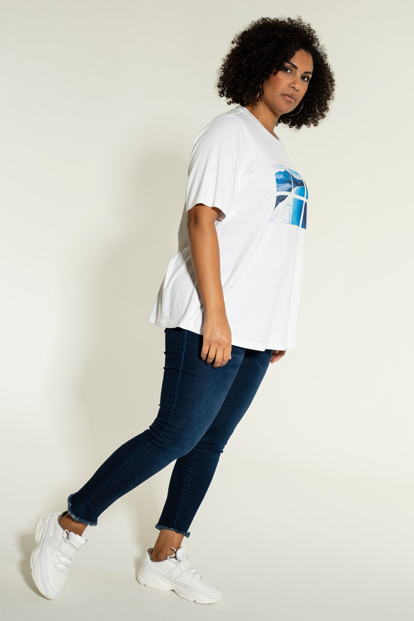 Studio Lusy T-shirt with print T-Shirt White with Print