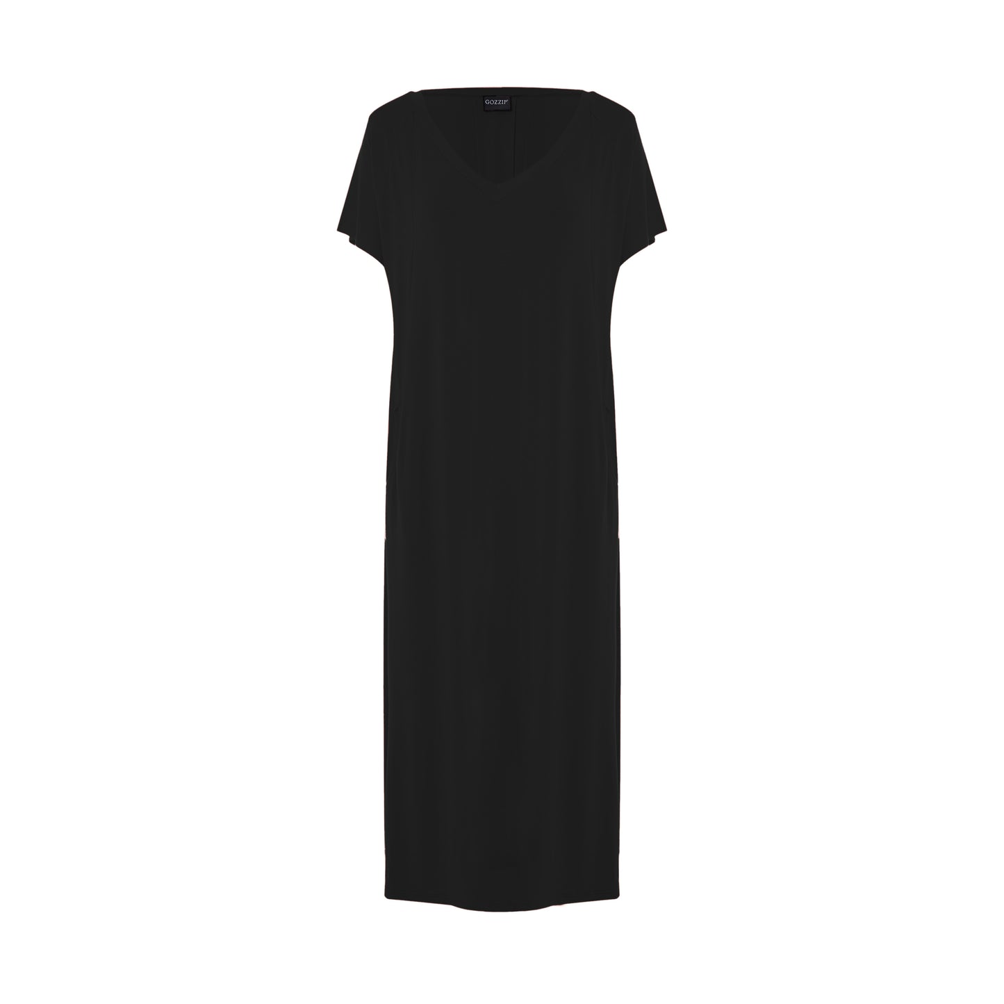 Gozzip Woman Margit Long Dress - FLERE FARVER Dress 2 Black