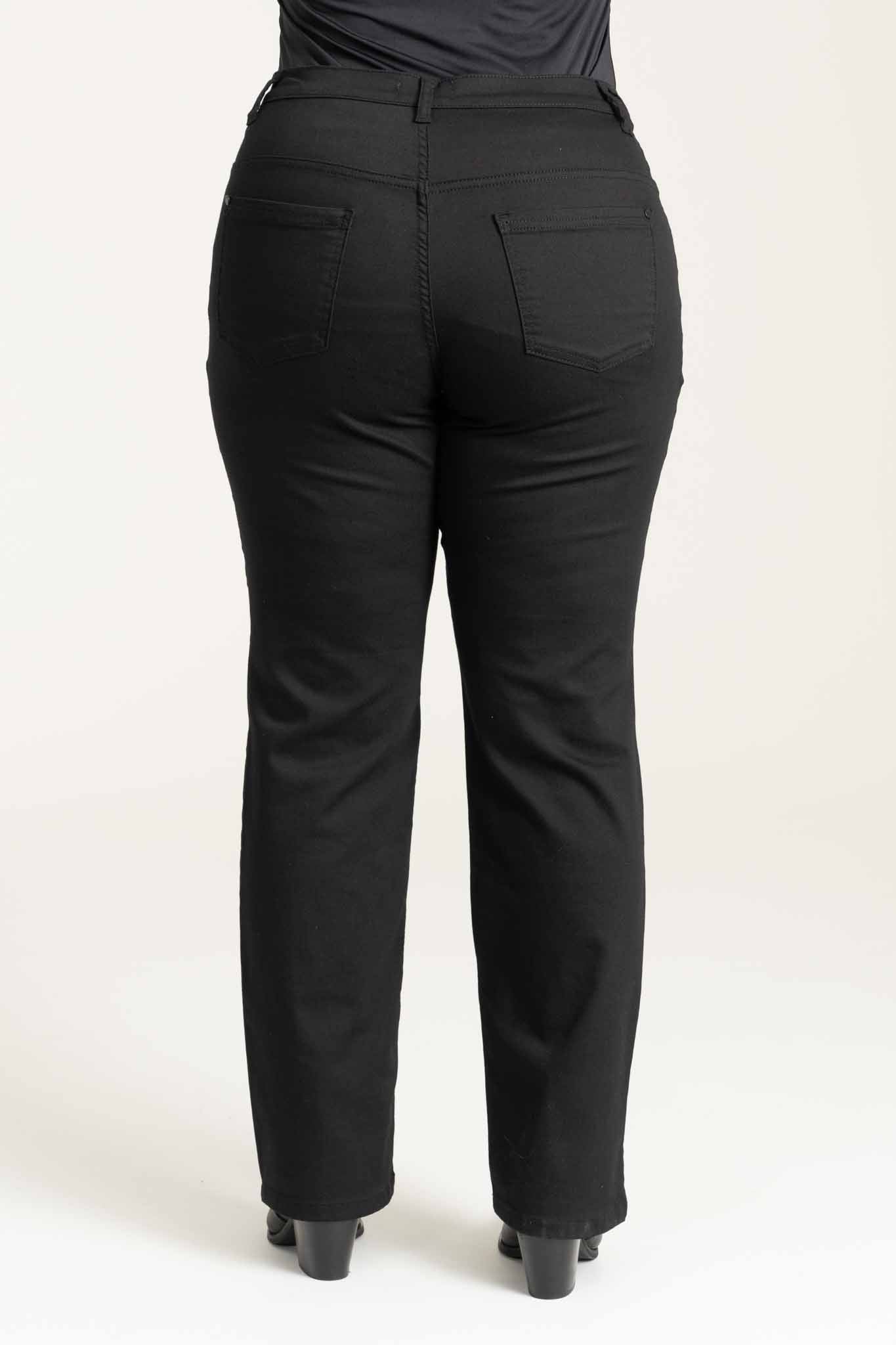 Studio Mørke grå bukser fra STUDIO CLOTHING med bootcut Trousers Black