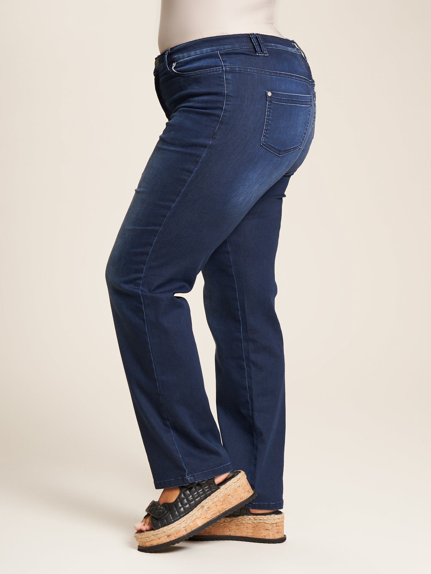 Studio Mørkeblå Denim Jeans fra STUDIO CLOTHING Pants Dark Blue Carmen Length 30"