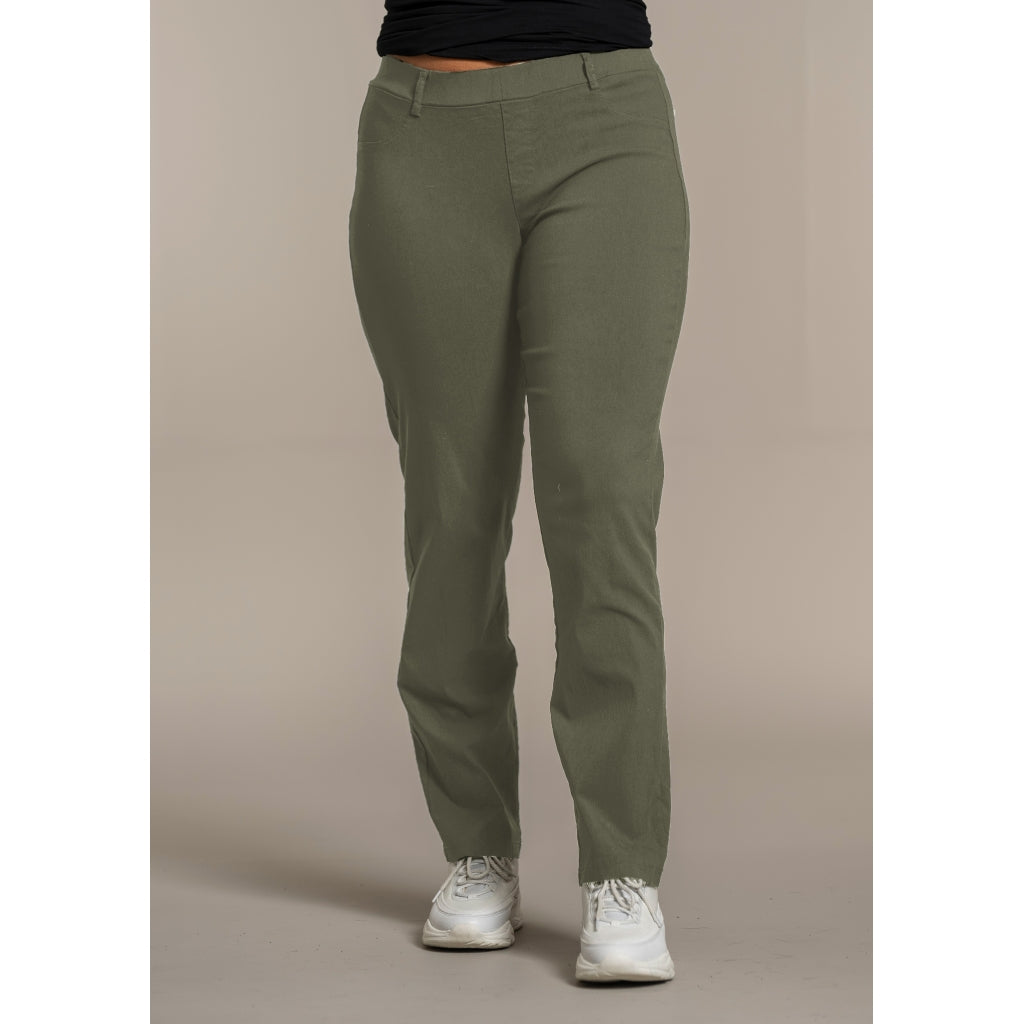 Sandgaard Pants mede brede ben Pants Army Green