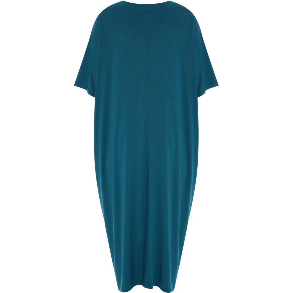 Gozzip Woman Pil Oversize Dress Dress Petrol